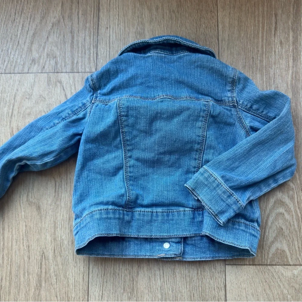 Carter’s Girls 2T Denim Jean Jacket 99% Cotton Classic Blue